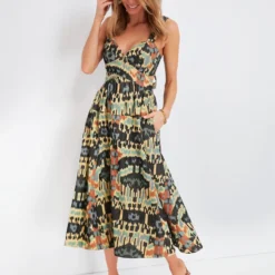 ULLA JOHNSON Honey Onyx Sarika Dress