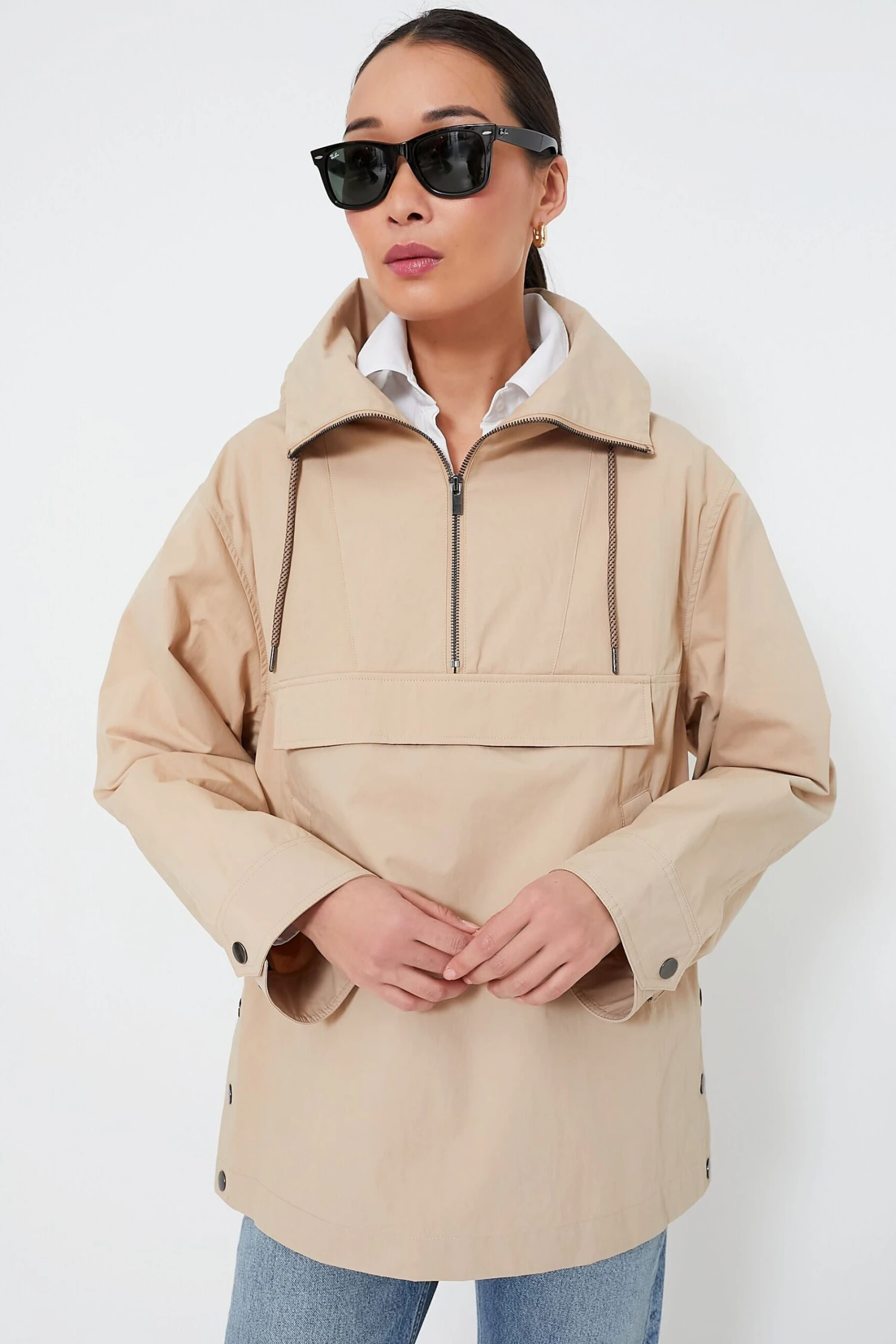 Ba&sh Beige Mike Parka 1 Ba&sh Beige Mike Parka