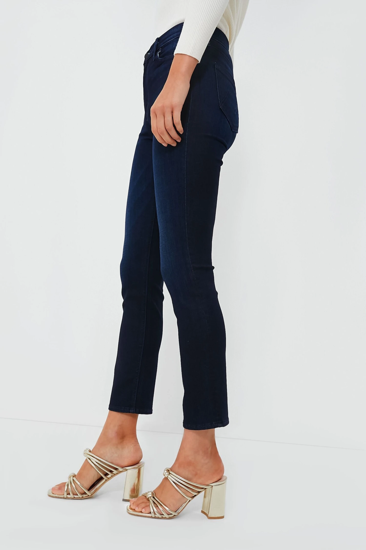 MOTHER Now Or Never Mid Rise Dazzler Ankle 3 MOTHER Now Or Never Mid Rise Dazzler Ankle - Image 3