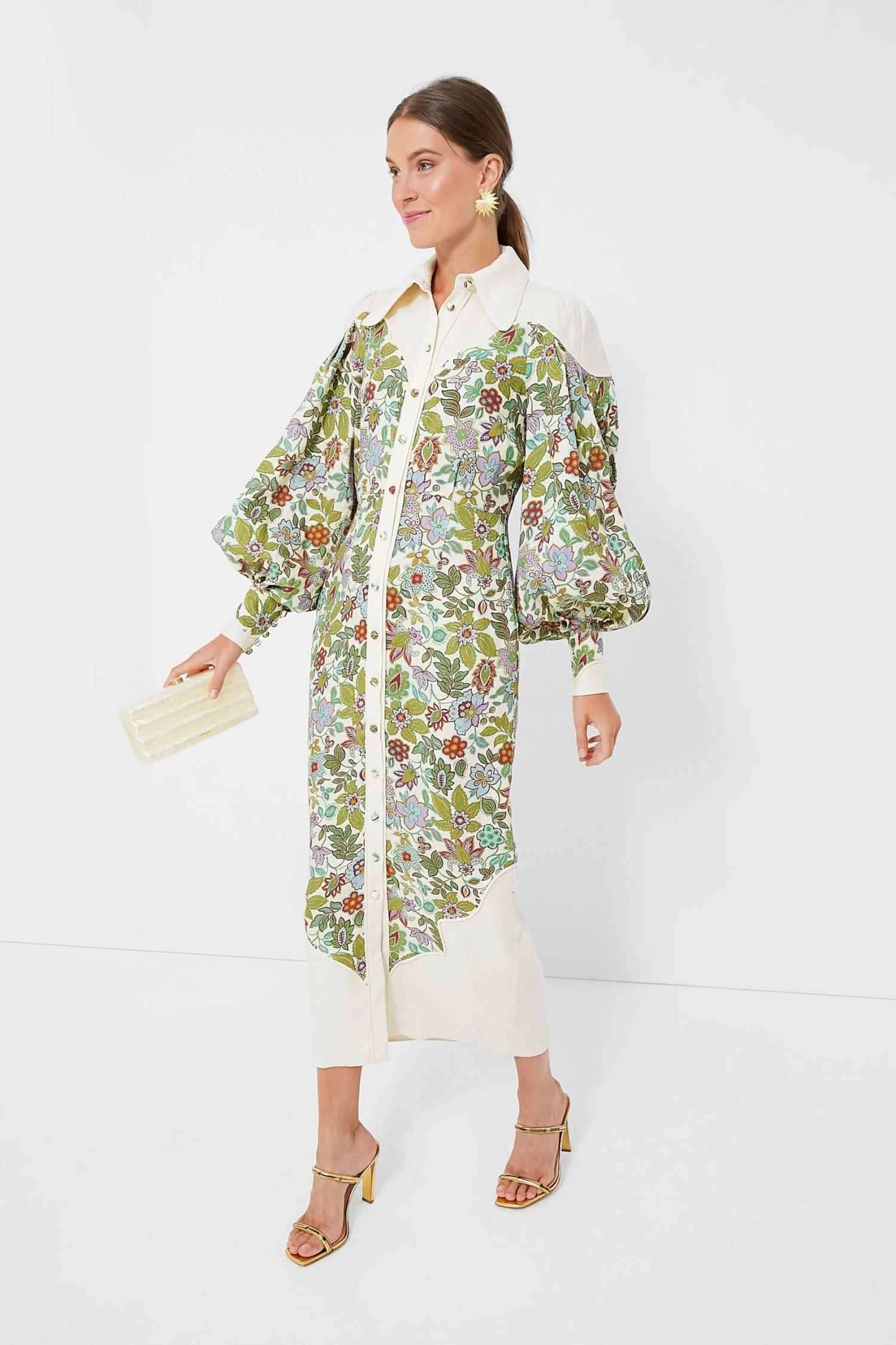 Pearl Isabella Panel Midi Dress 1 Pearl Isabella Panel Midi Dress