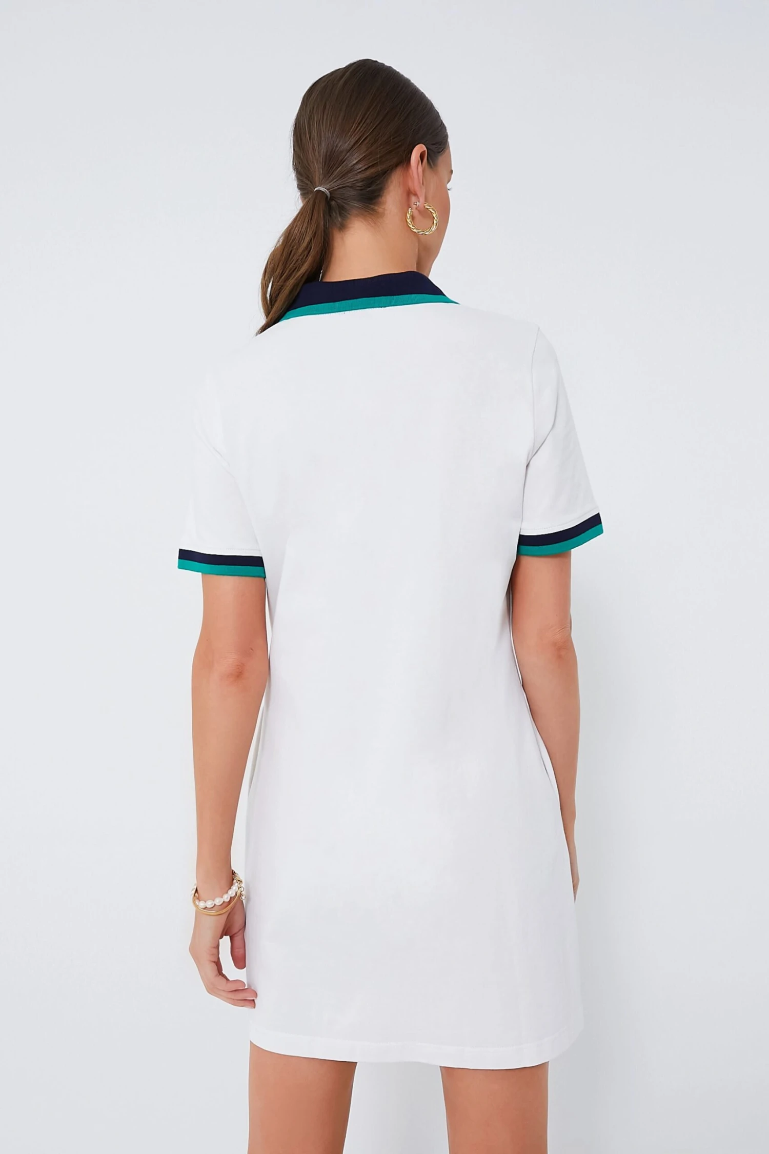 White Hutton Polo Dress 4 White Hutton Polo Dress - Image 4