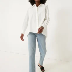 White Nina Swing Button Down -Outlet Toggify Store sj5Q5HYLFiSga5MzSQxGAbq10LeloXTy 1 scaled