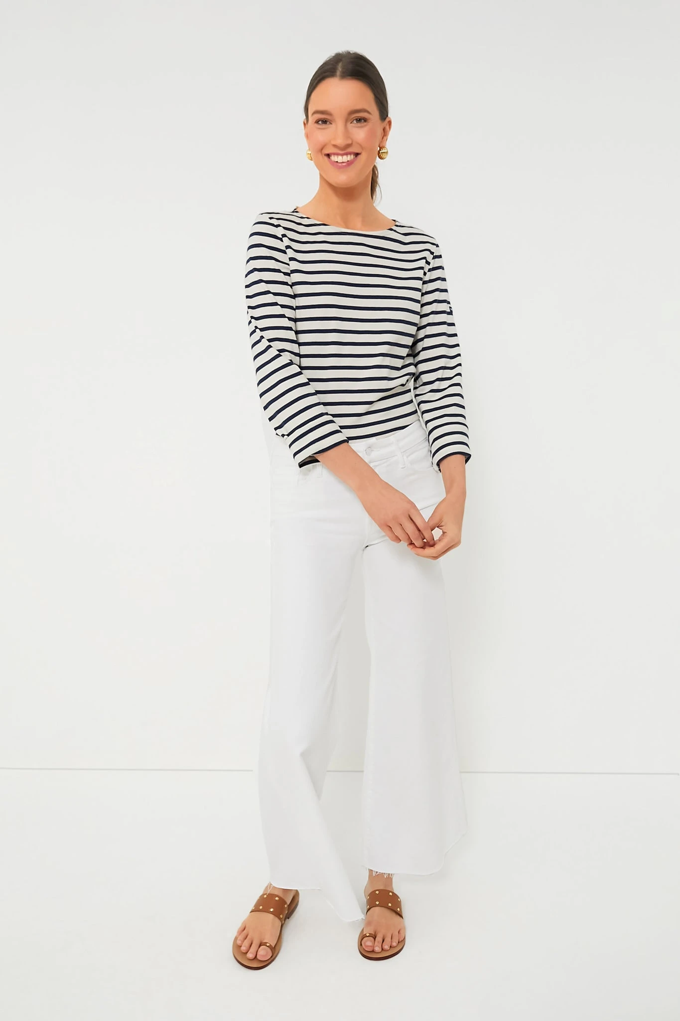 SAINT JAMES Neige-Marine Minquiers Moderne Shirt 2 SAINT JAMES Neige-Marine Minquiers Moderne Shirt - Image 2