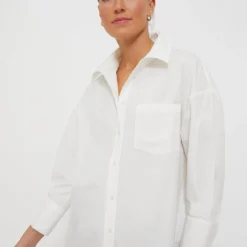 ANINE BING White Mika Shirt