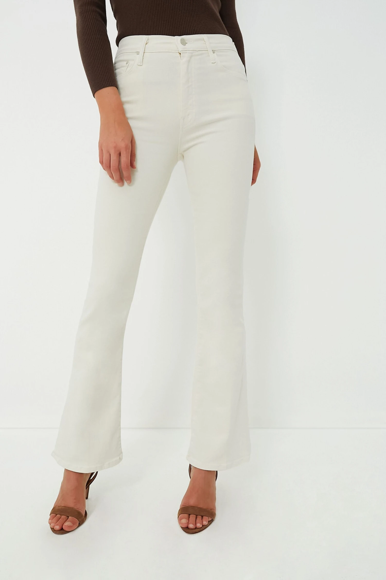 MOTHER Marshmellow High Waisted Weekender Skimp 1 MOTHER Marshmellow High Waisted Weekender Skimp