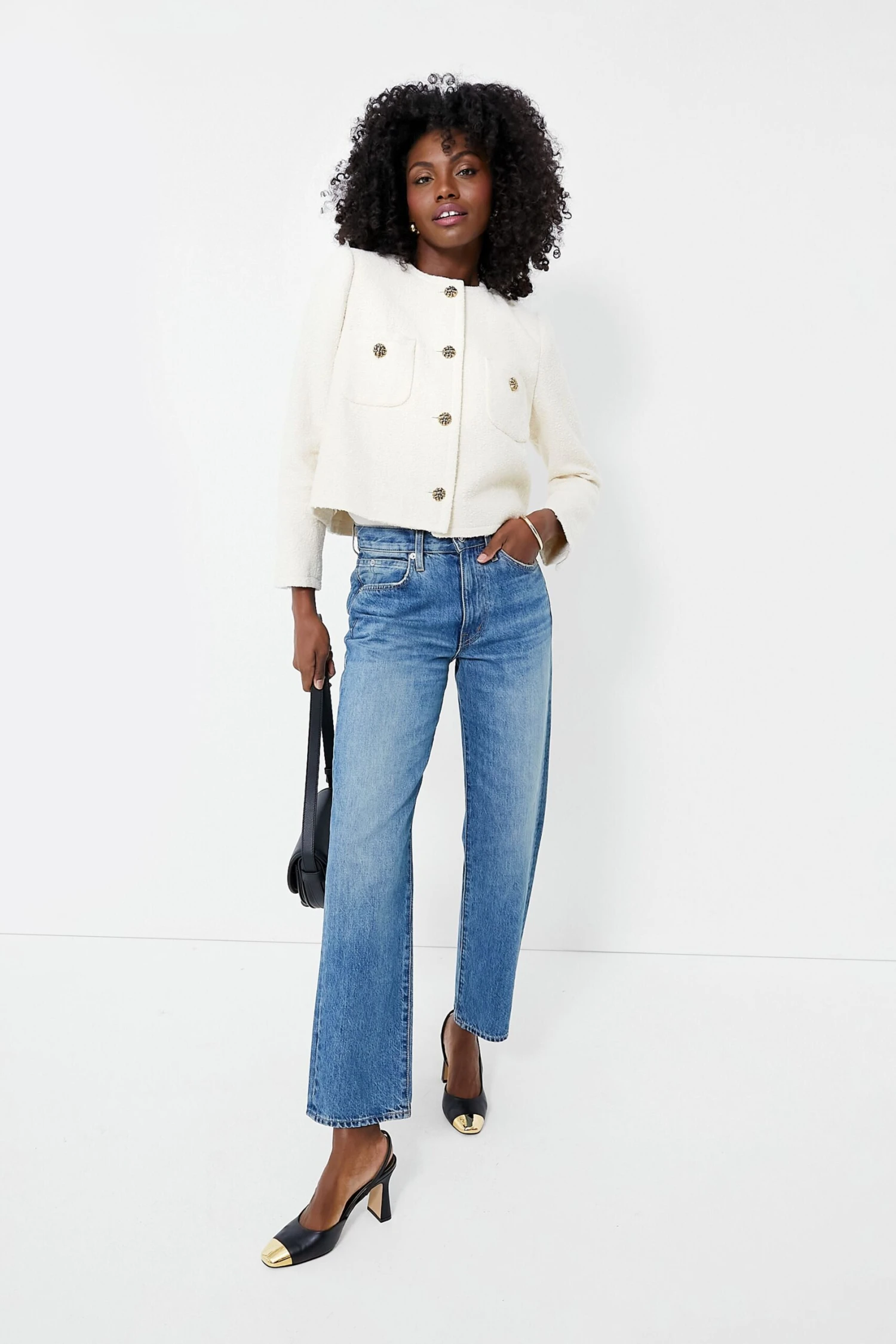 Ba&sh Ecru Meredith Jacket 2 Ba&sh Ecru Meredith Jacket - Image 2