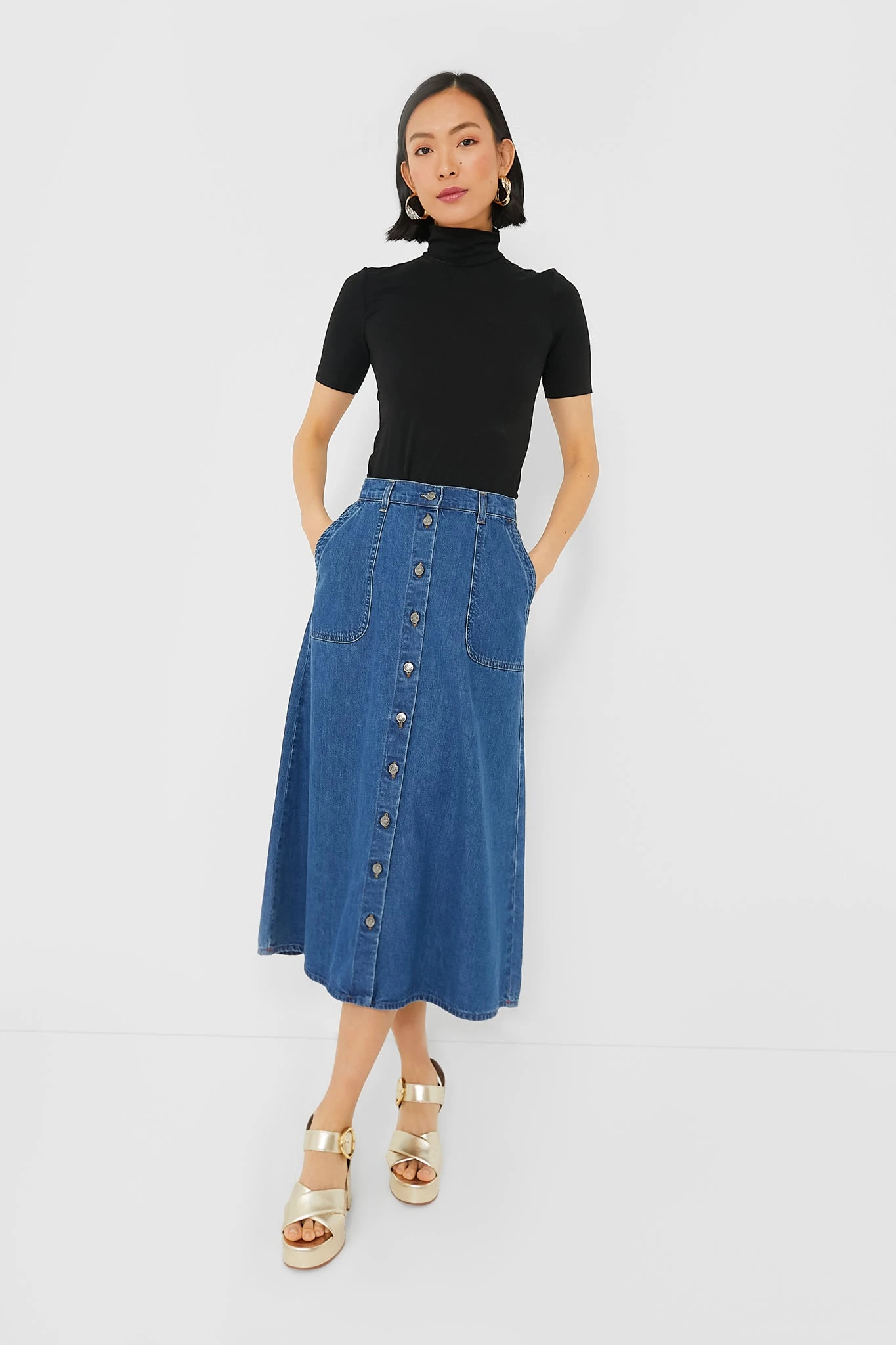 Maritime Gerri Denim Skirt 6 Maritime Gerri Denim Skirt - Image 6