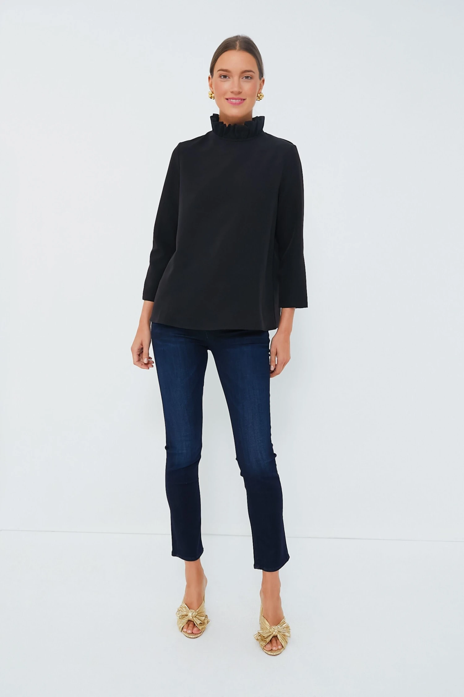 Black Faye Blouse 2 Black Faye Blouse - Image 2