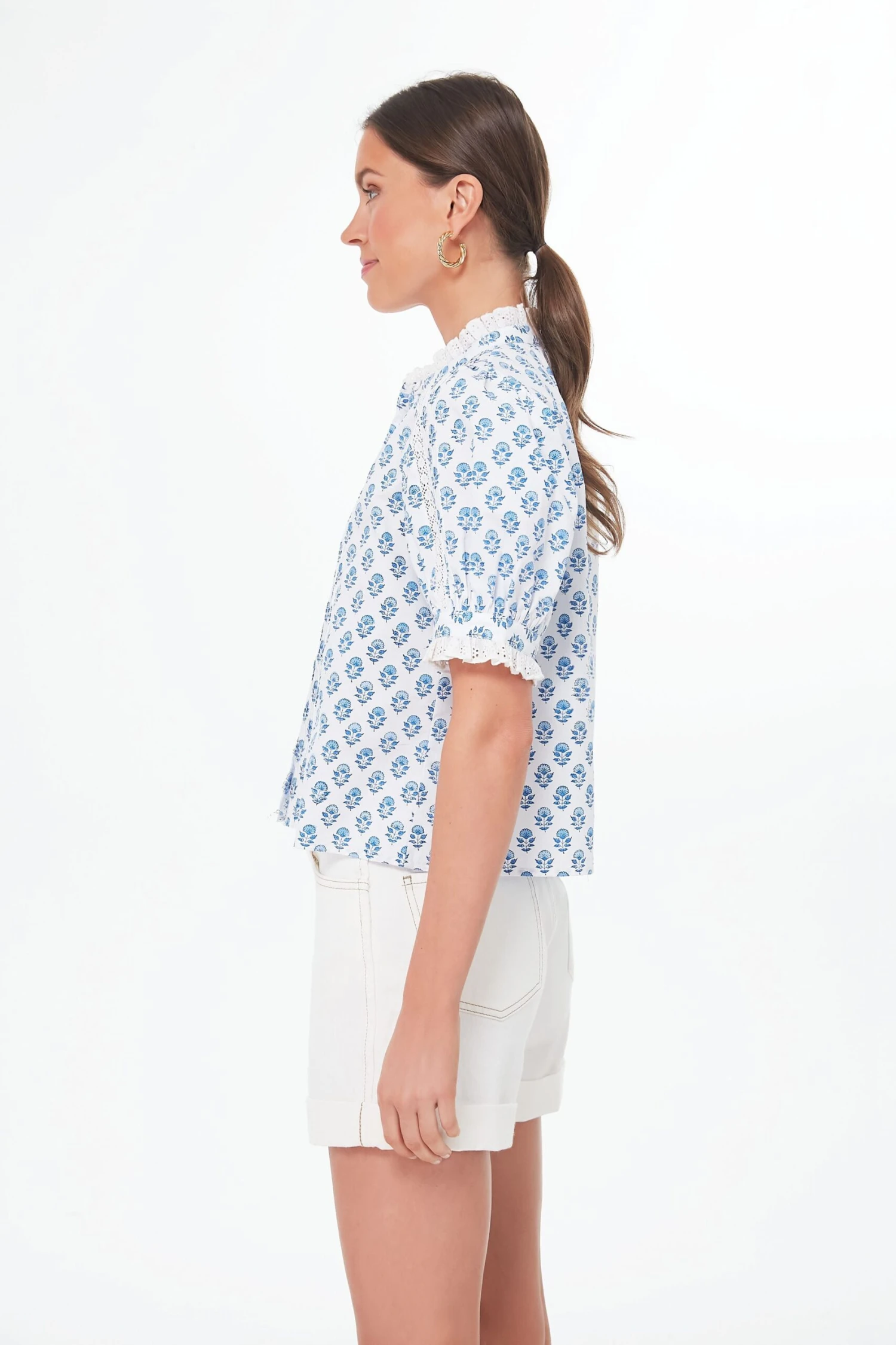 Sky Buta Vera Blouse 3 Sky Buta Vera Blouse - Image 3