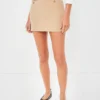 Staud Camel Annette Skirt