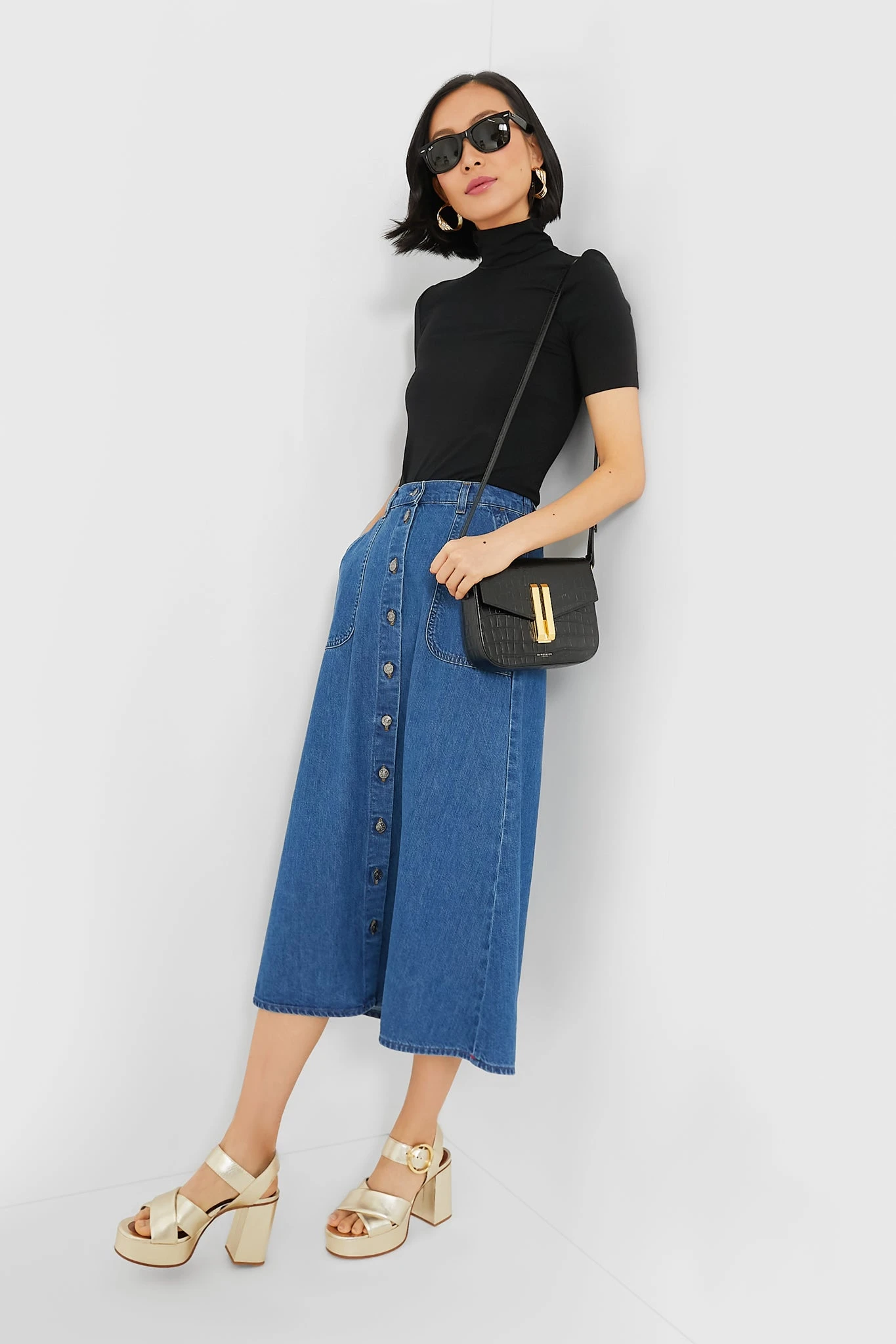 Maritime Gerri Denim Skirt 2 Maritime Gerri Denim Skirt - Image 2