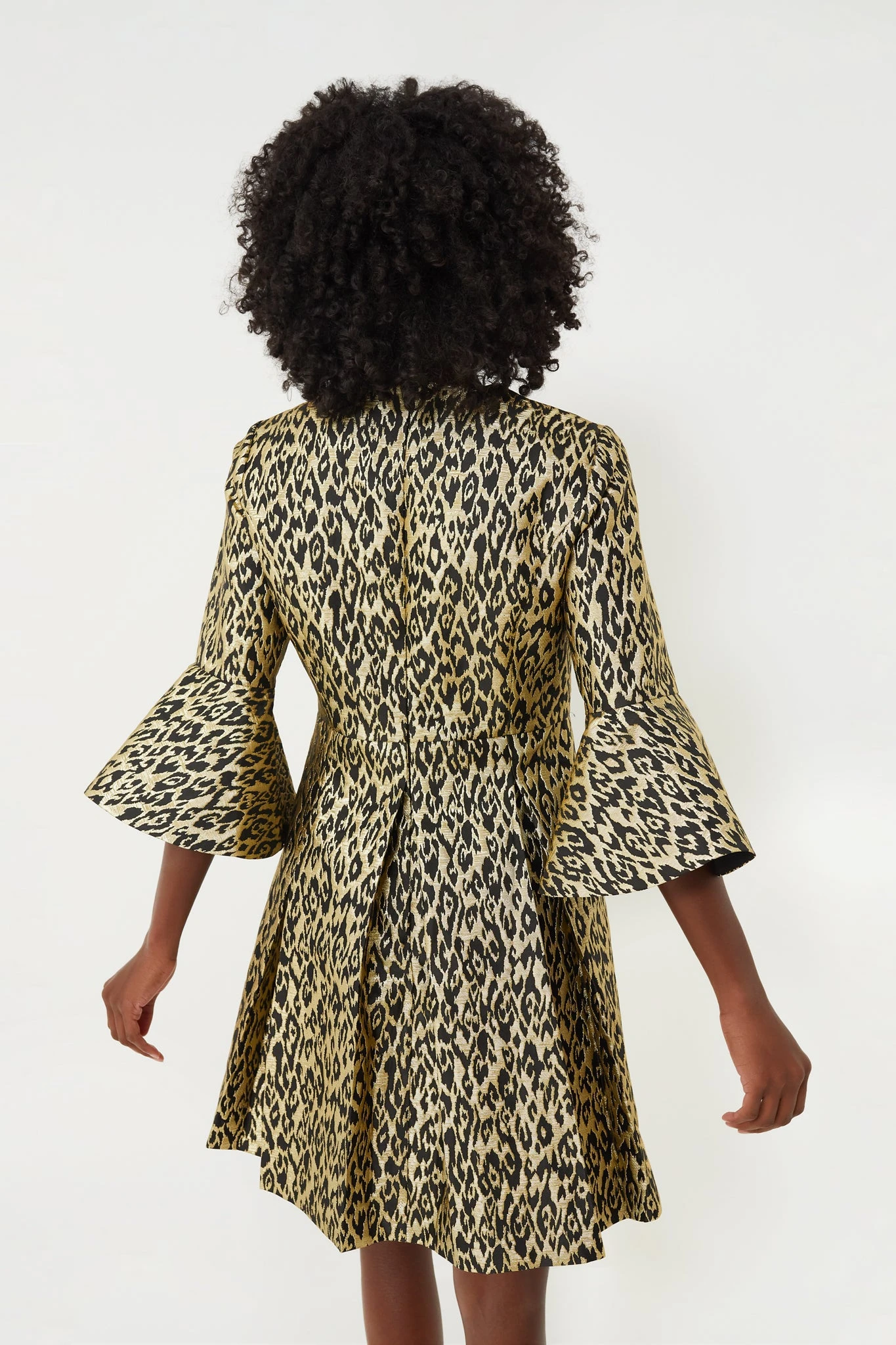 Gold Leopard Mel Dress 4 Gold Leopard Mel Dress - Image 4
