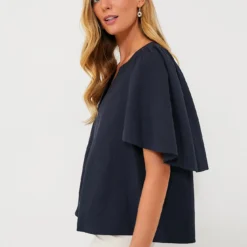 Navy Finley Flutter Sleeve Top 8 Navy Finley Flutter Sleeve Top -Outlet Toggify Store zRuDjfRDDdIkz0JTVETCJME3iKfe1JlD 1