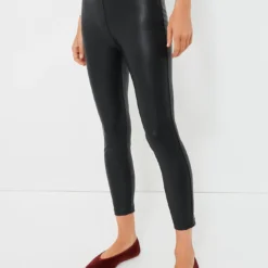 Black Leather Leggings
